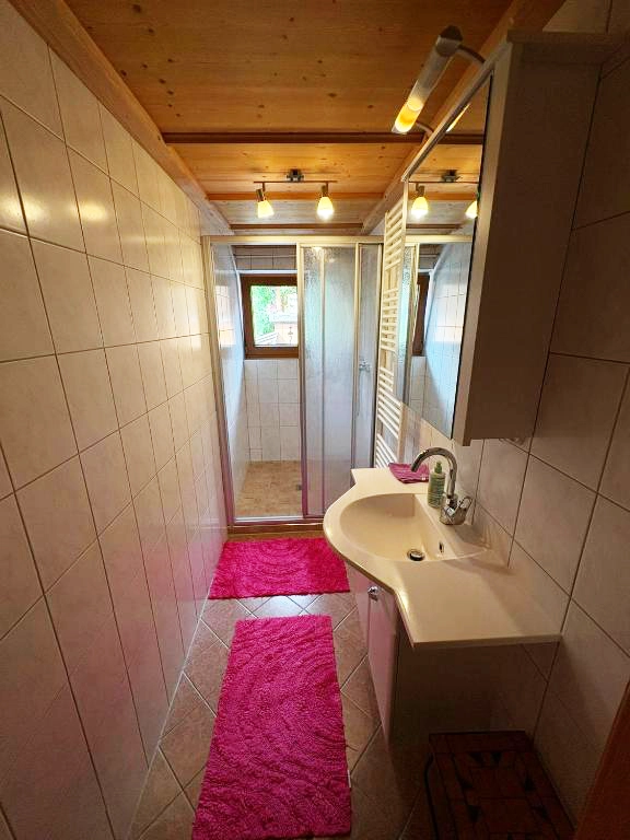 Badezimmer mit Dusche