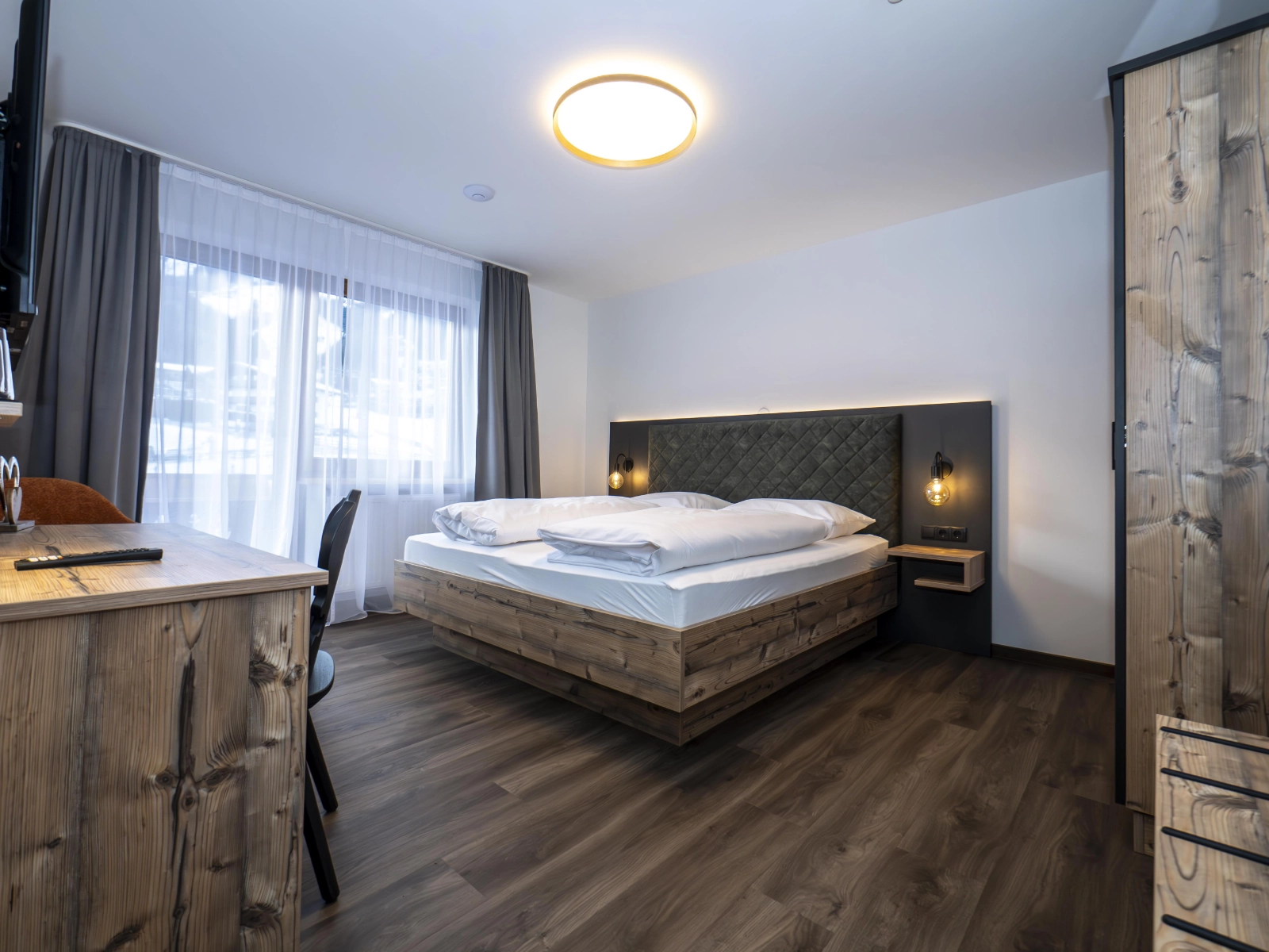 Doppelzimmer Pension Kohler Doppelbett