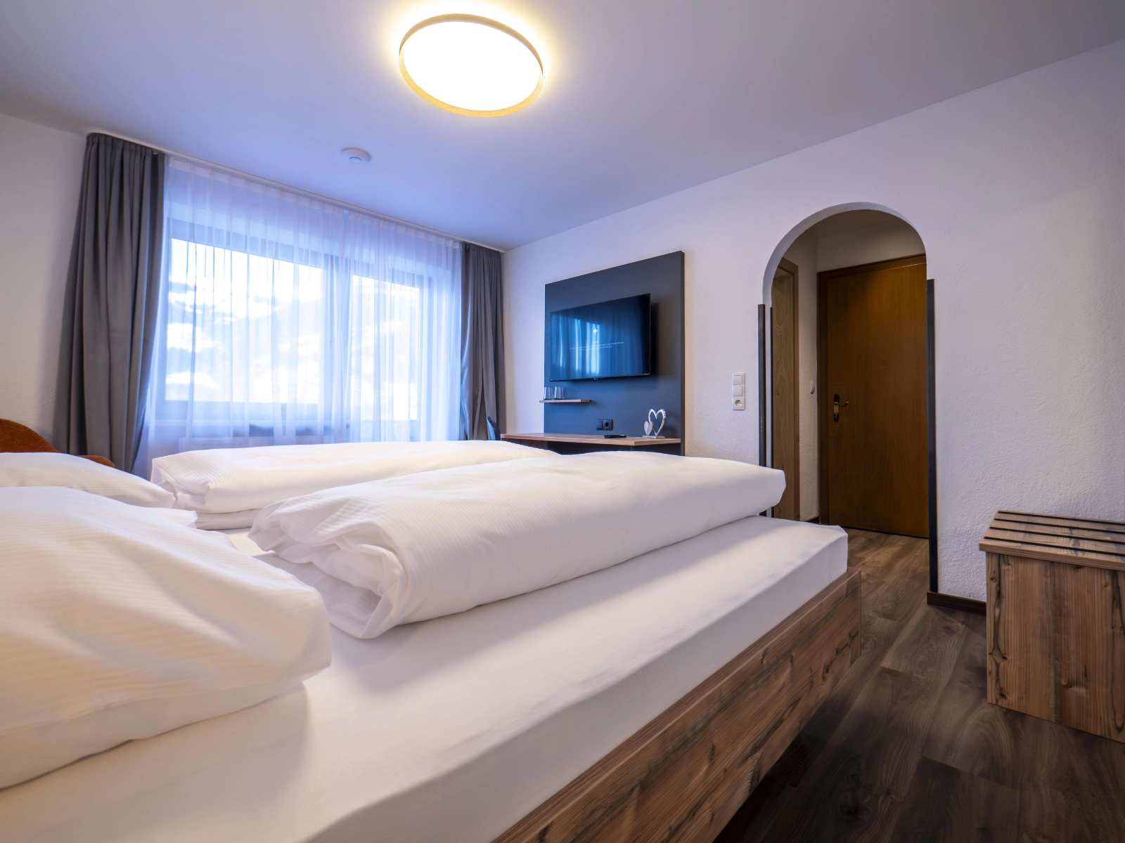 Doppelzimmer Pension Kohler TV